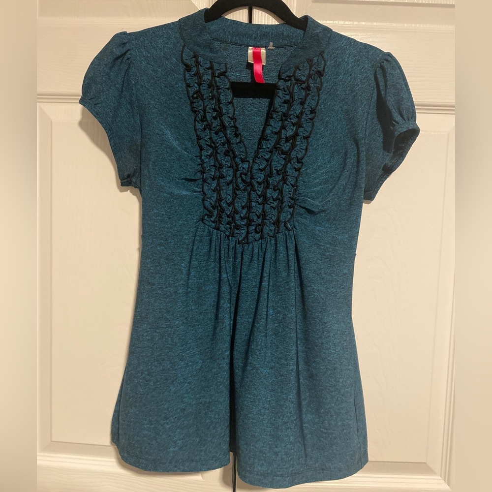 Elegant Teal Women's Top